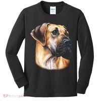 Great Dane Face Kids Long Sleeve Shirt thumb 0