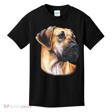 Great Dane Face Kids T-Shirt