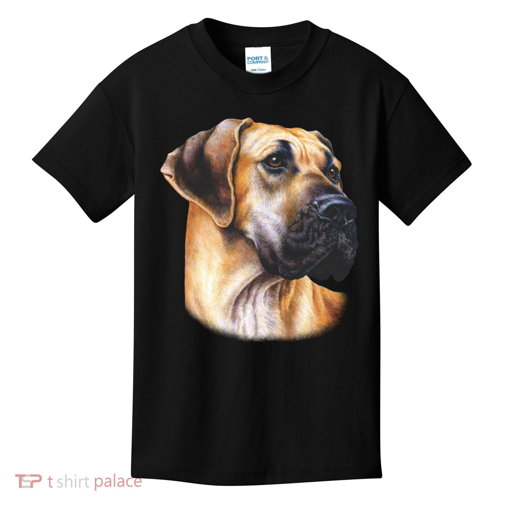Great Dane Face Kids T-Shirt
