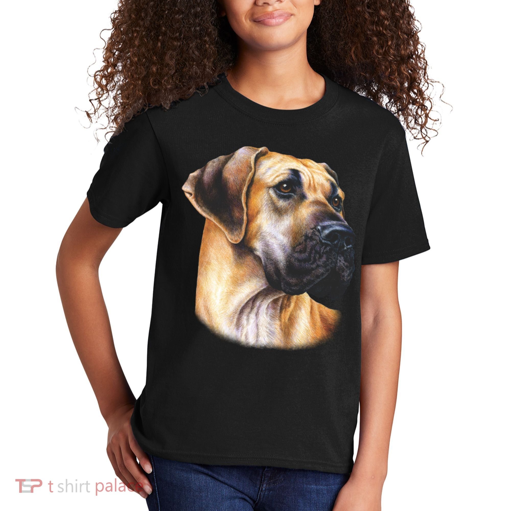 Great Dane Face Kids T-Shirt