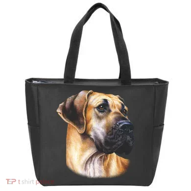 Great Dane Face Tote Bag