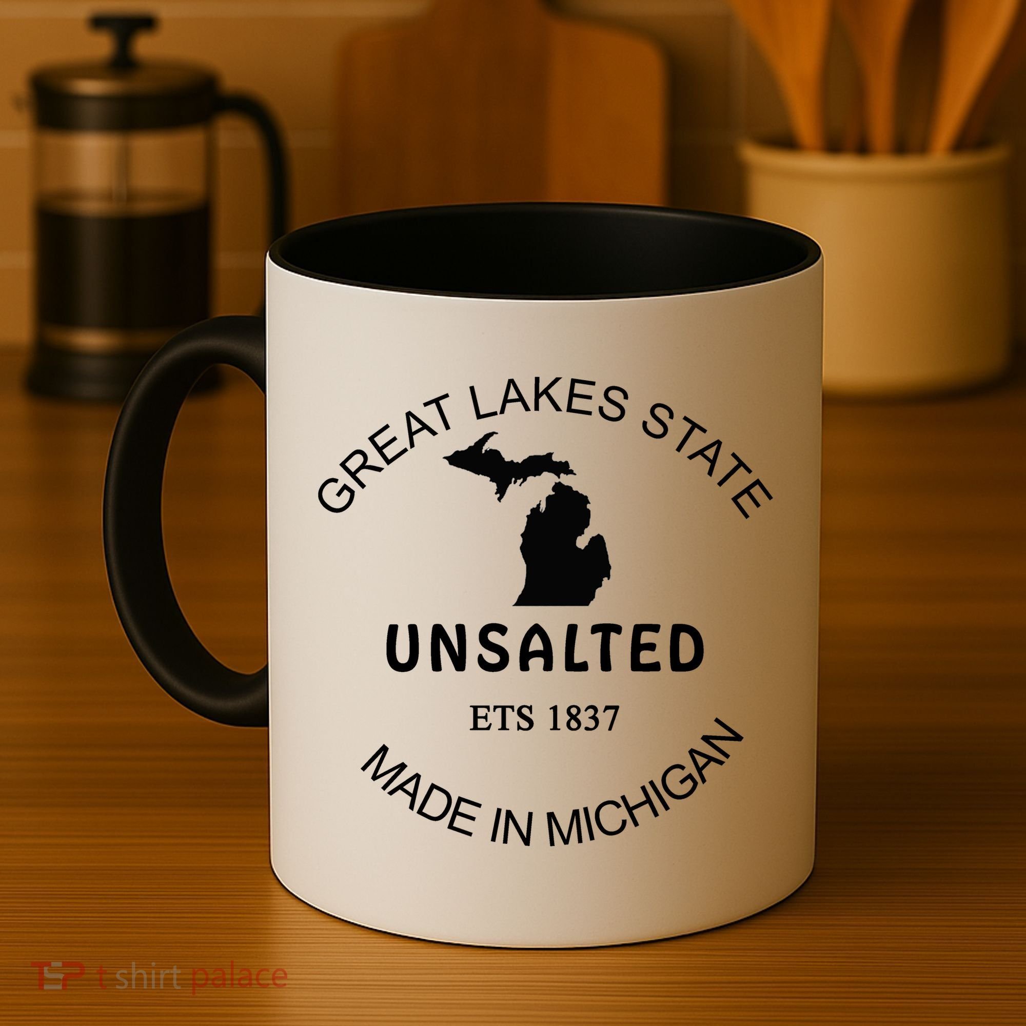Great Lakes State Unsalted Est 1837 Made In Michigan Coffee Mug