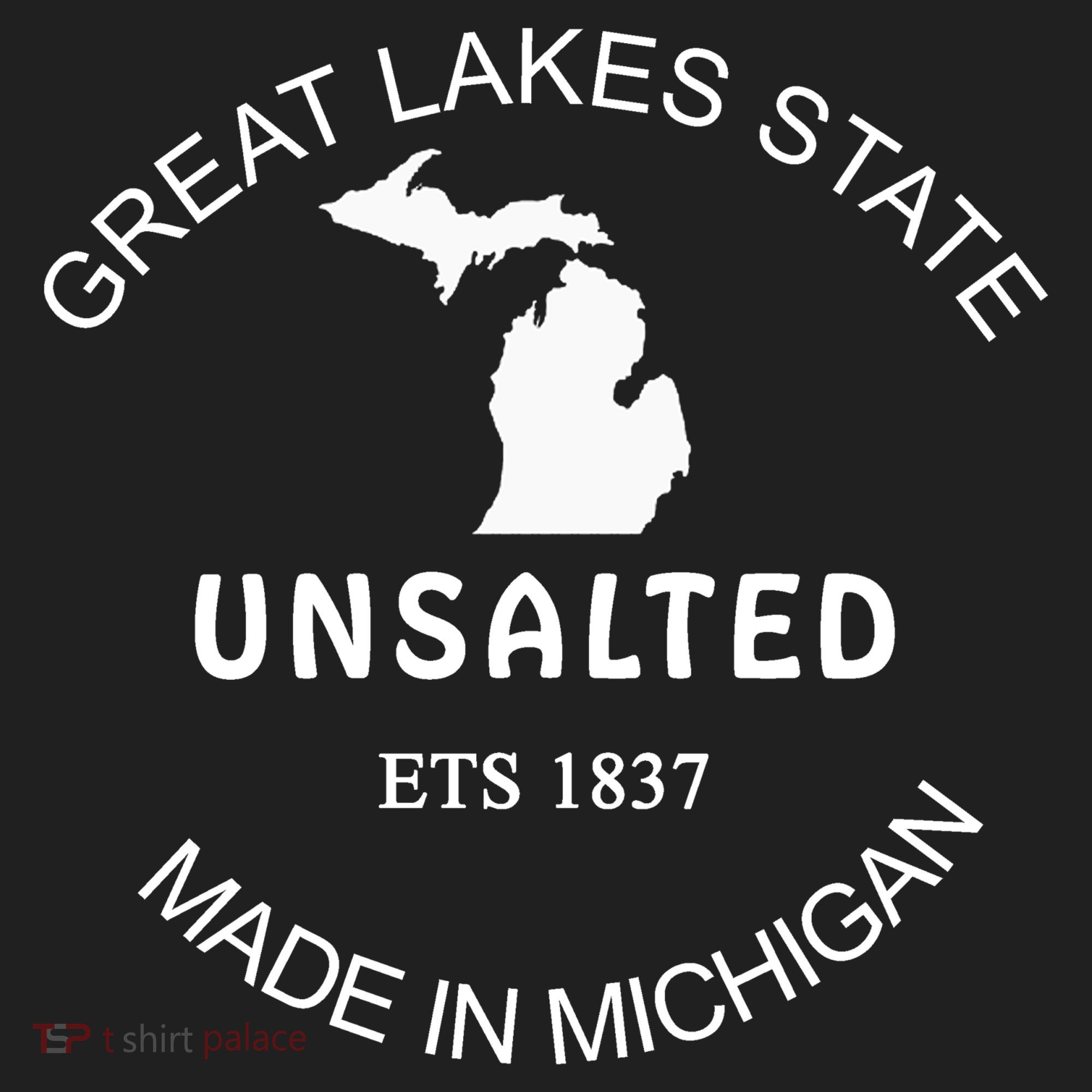 Great Lakes State Unsalted Est 1837 Made In Michigan Tumbler