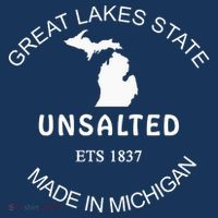 Great Lakes State Unsalted Est 1837 Made In Michigan Apron thumb 3