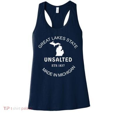 Great Lakes State Unsalted Est 1837 Made In Michigan Women's Tank Top