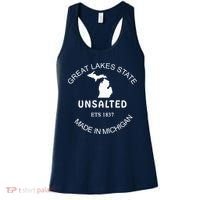 Great Lakes State Unsalted Est 1837 Made In Michigan Women's Tank Top thumb 0