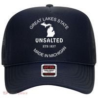 Great Lakes State Unsalted Est 1837 Made In Michigan Hat thumb 0