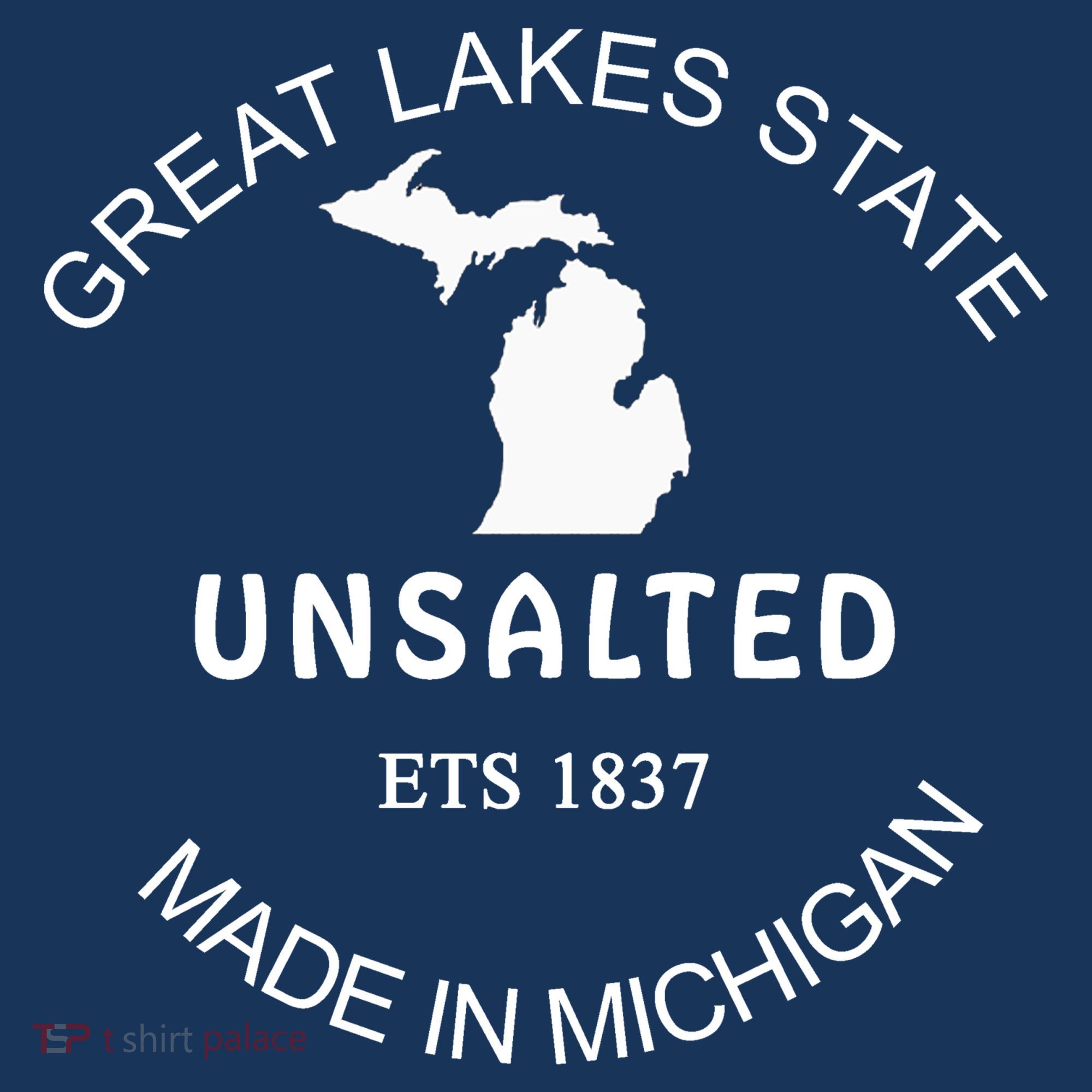 Great Lakes State Unsalted Est 1837 Made In Michigan Visor