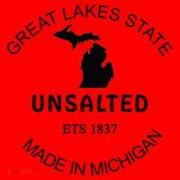 Great Lakes State Unsalted Est 1837 Made In Michigan Santa Hat thumb 1