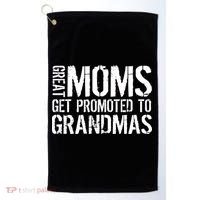 Great Moms Get Promoted To Grandmas Golf Towel thumb 0