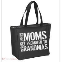 Great Moms Get Promoted To Grandmas Tote Bag thumb 2