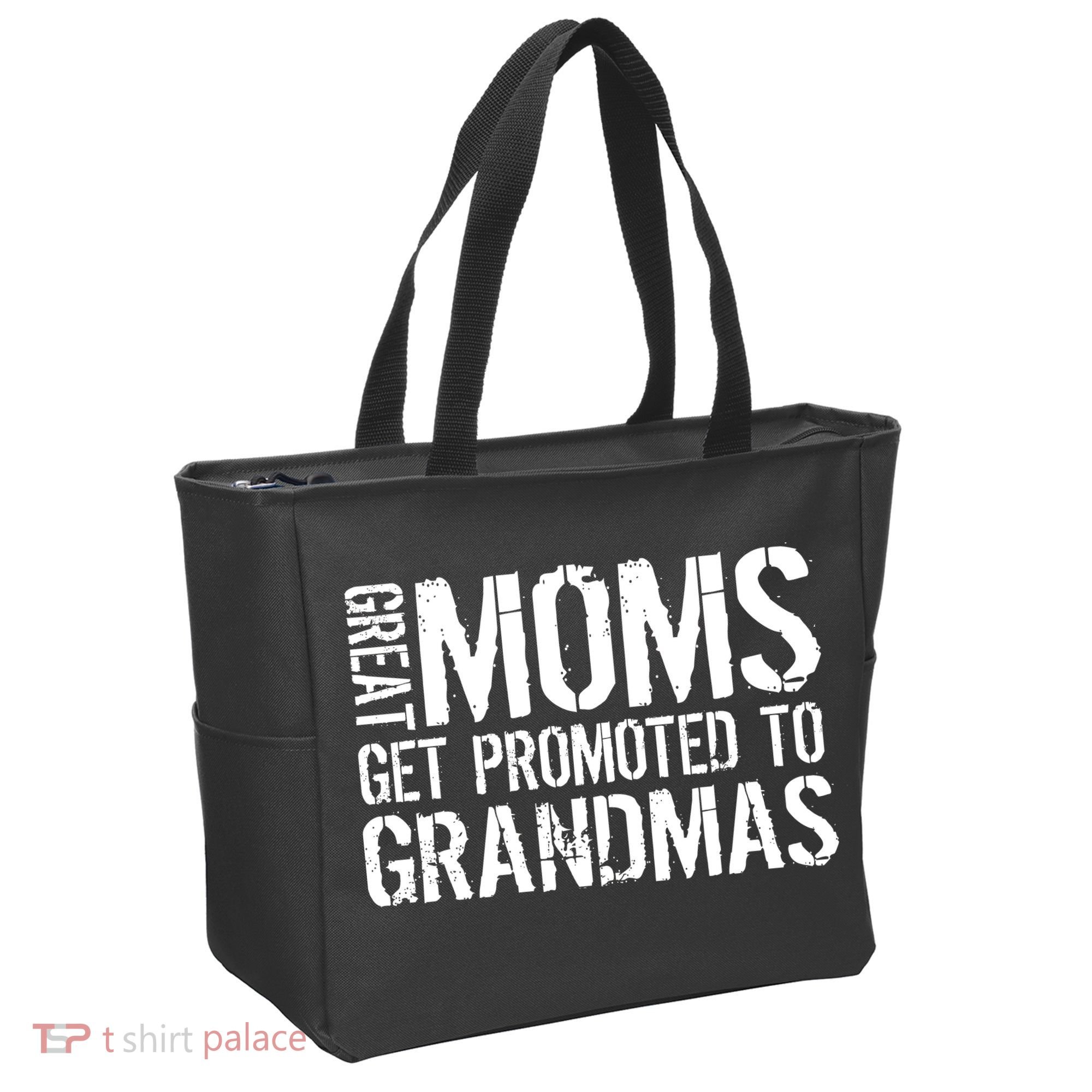 Great Moms Get Promoted To Grandmas Tote Bag