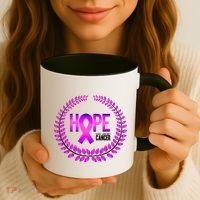Great Seal Of Hope Breast Cancer Ribbon Coffee Mug thumb 3