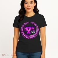 Great Seal Of Hope Breast Cancer Ribbon Women's T-Shirt thumb 4