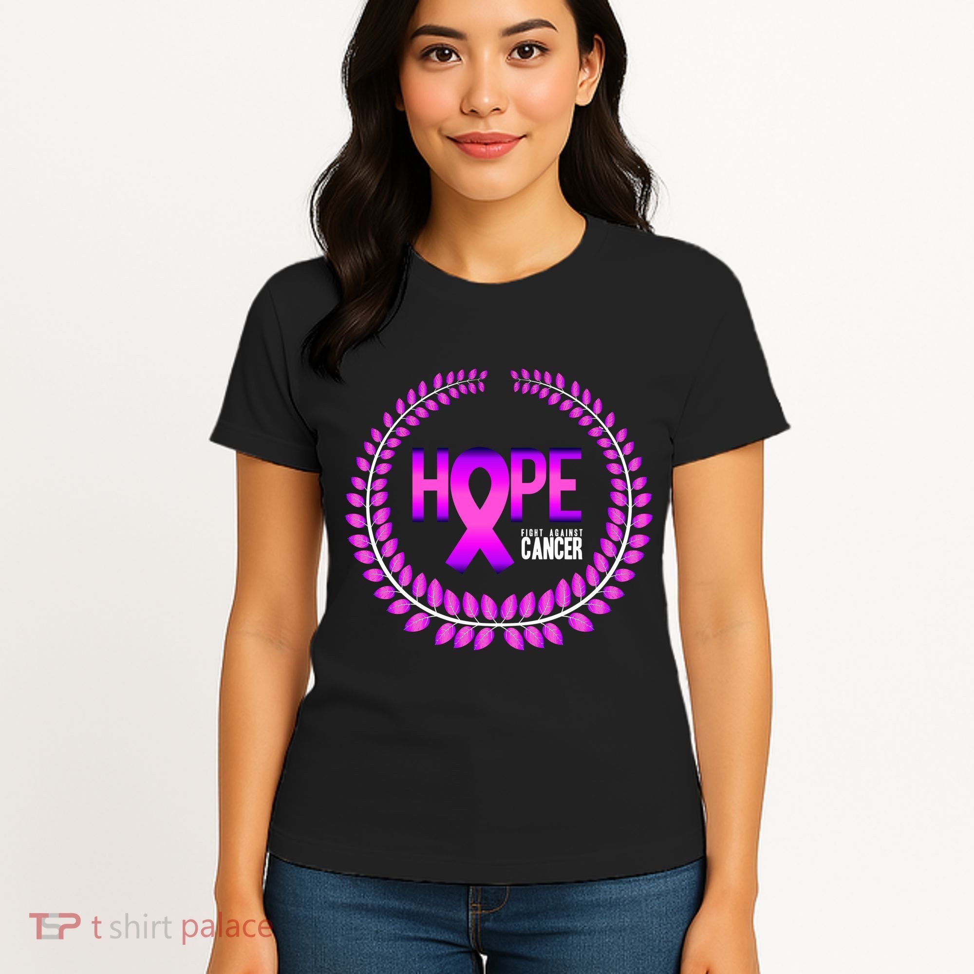 Great Seal Of Hope Breast Cancer Ribbon Women's T-Shirt