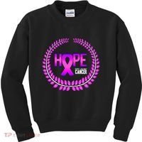 Great Seal Of Hope Breast Cancer Ribbon Kids Sweatshirt thumb 0