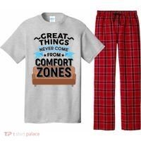 Great Things Never Come From Comfort Zones Pajama Set thumb 0