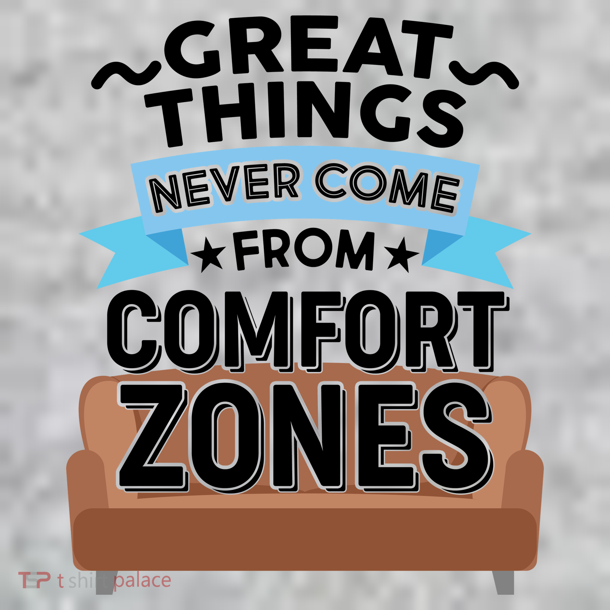 Great Things Never Come From Comfort Zones Kids T-Shirt