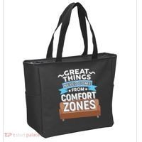 Great Things Never Come From Comfort Zones Tote Bag thumb 2