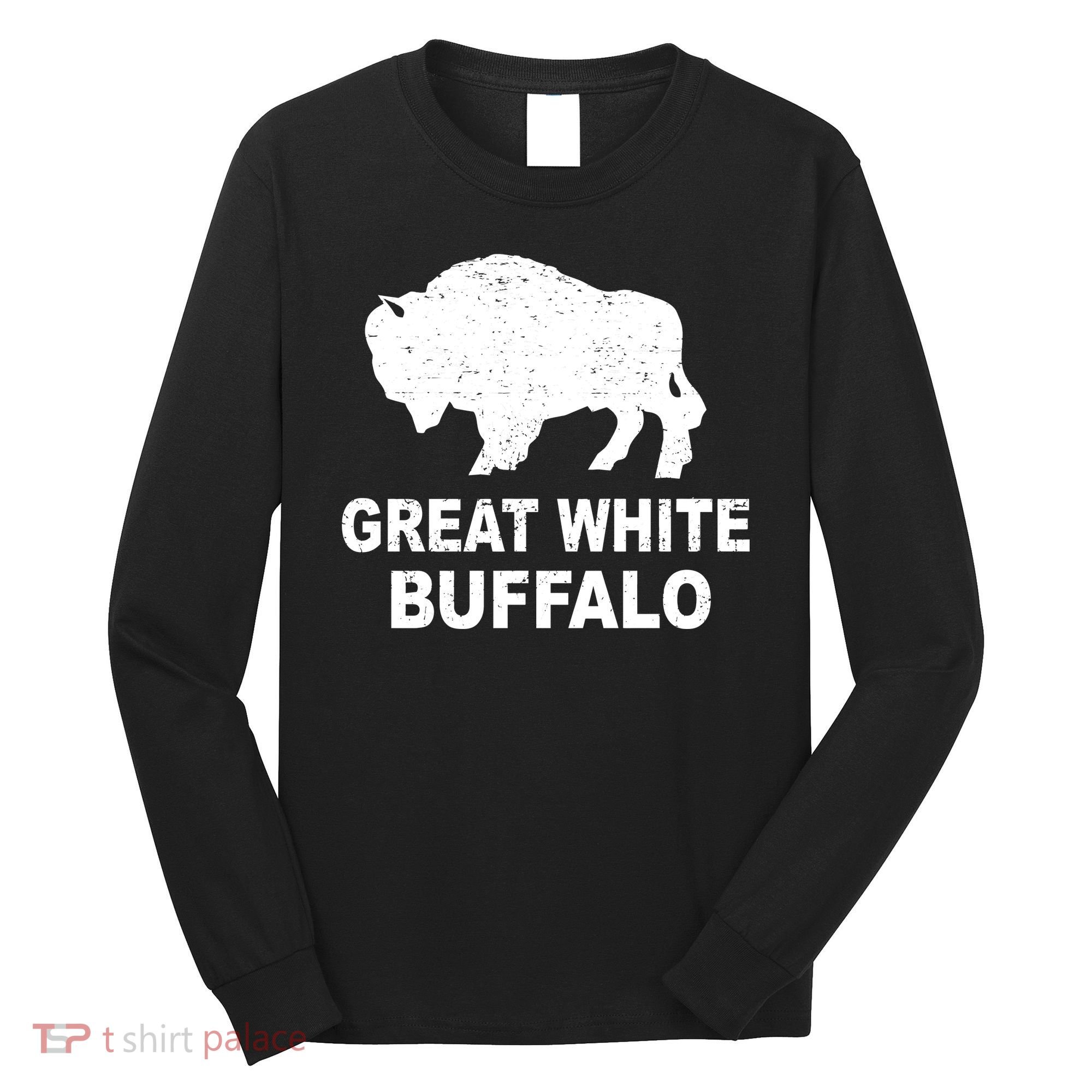 Great White Buffalo Long Sleeve Shirt