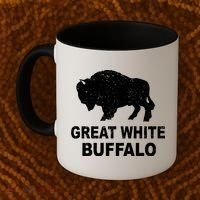Great White Buffalo Coffee Mug thumb 2