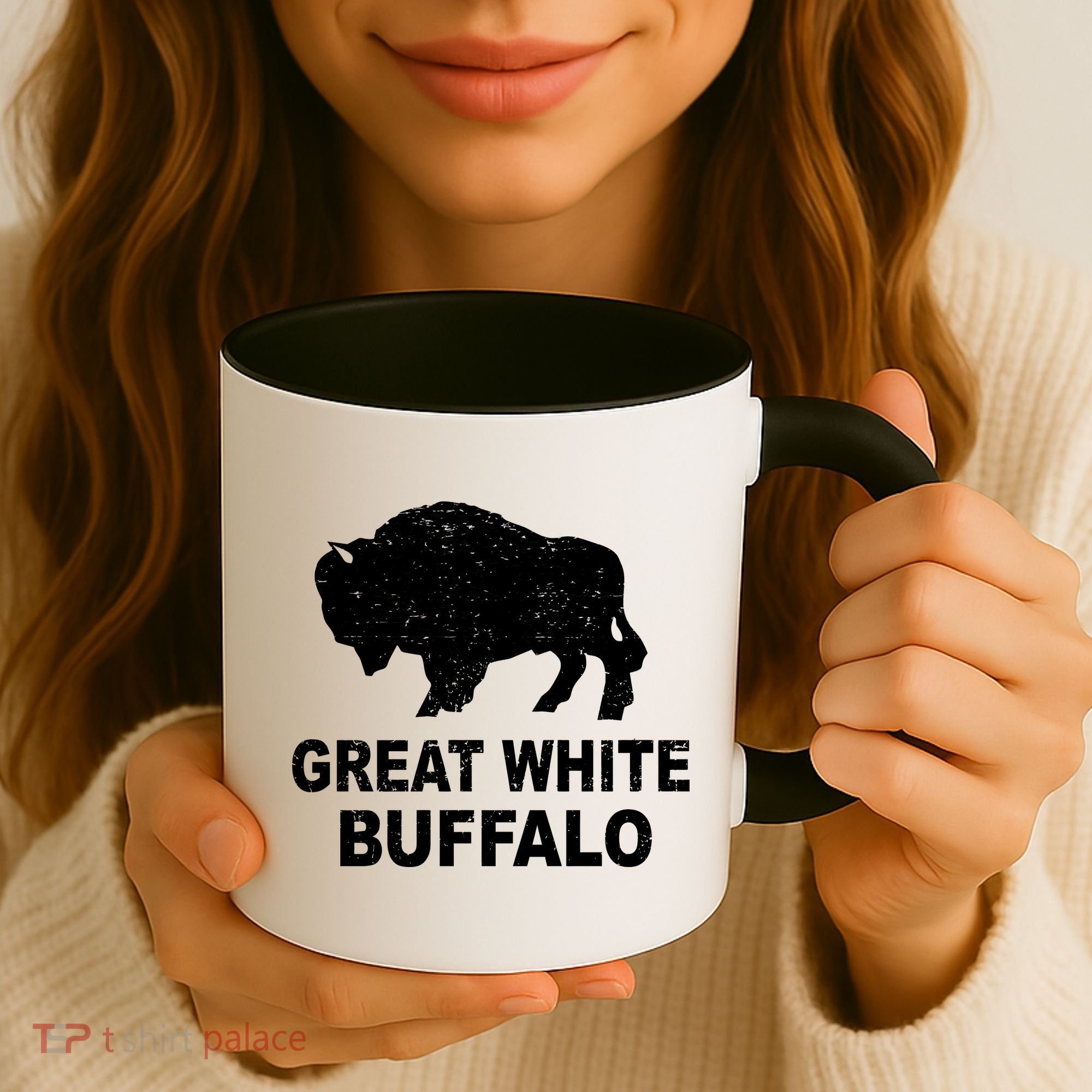 Great White Buffalo Coffee Mug