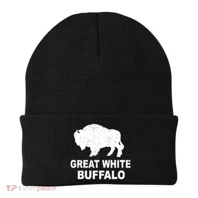 Great White Buffalo Beanie