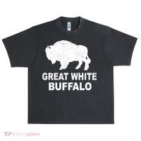 Great White Buffalo Urban Oversized Heavyweight T-Shirt thumb 0