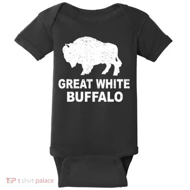Great White Buffalo Baby Bodysuit