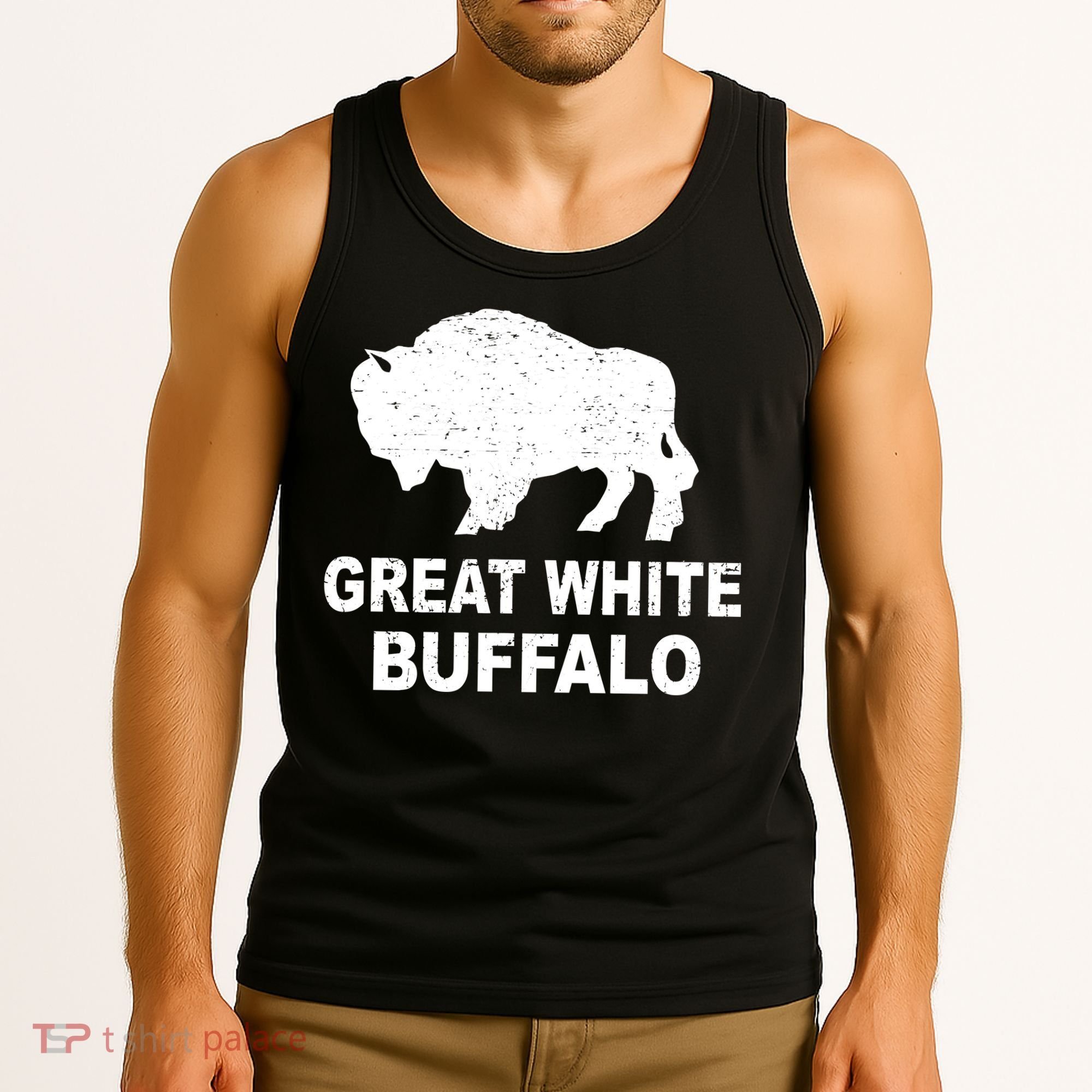 Great White Buffalo Tank Top