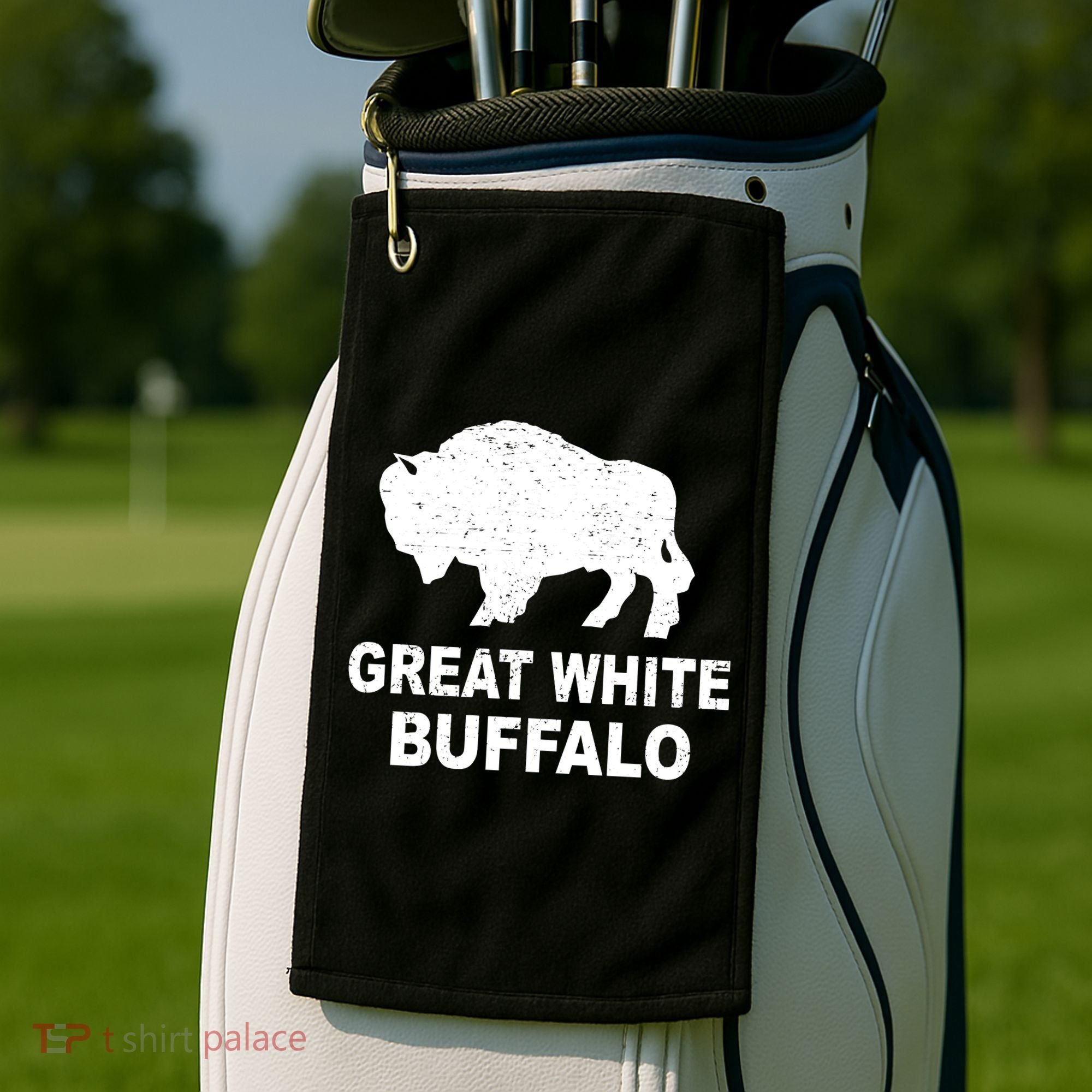 Great White Buffalo Golf Towel