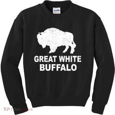 Great White Buffalo Kids Sweatshirt