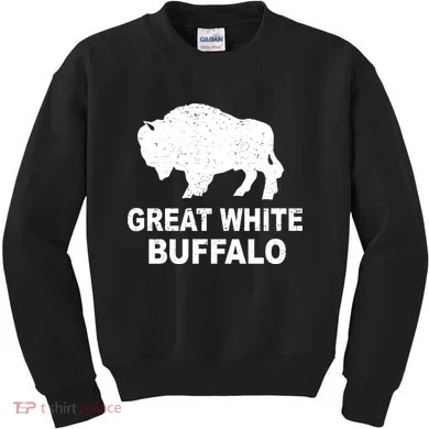Great White Buffalo Kids Sweatshirt
