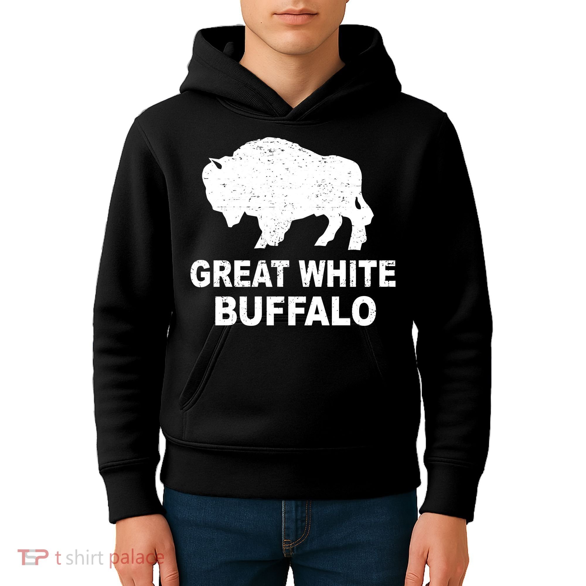 Great White Buffalo Kids Hoodie
