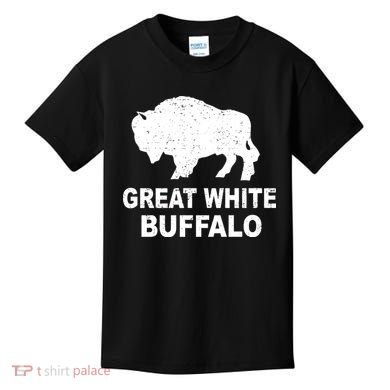 Great White Buffalo Kids T-Shirt