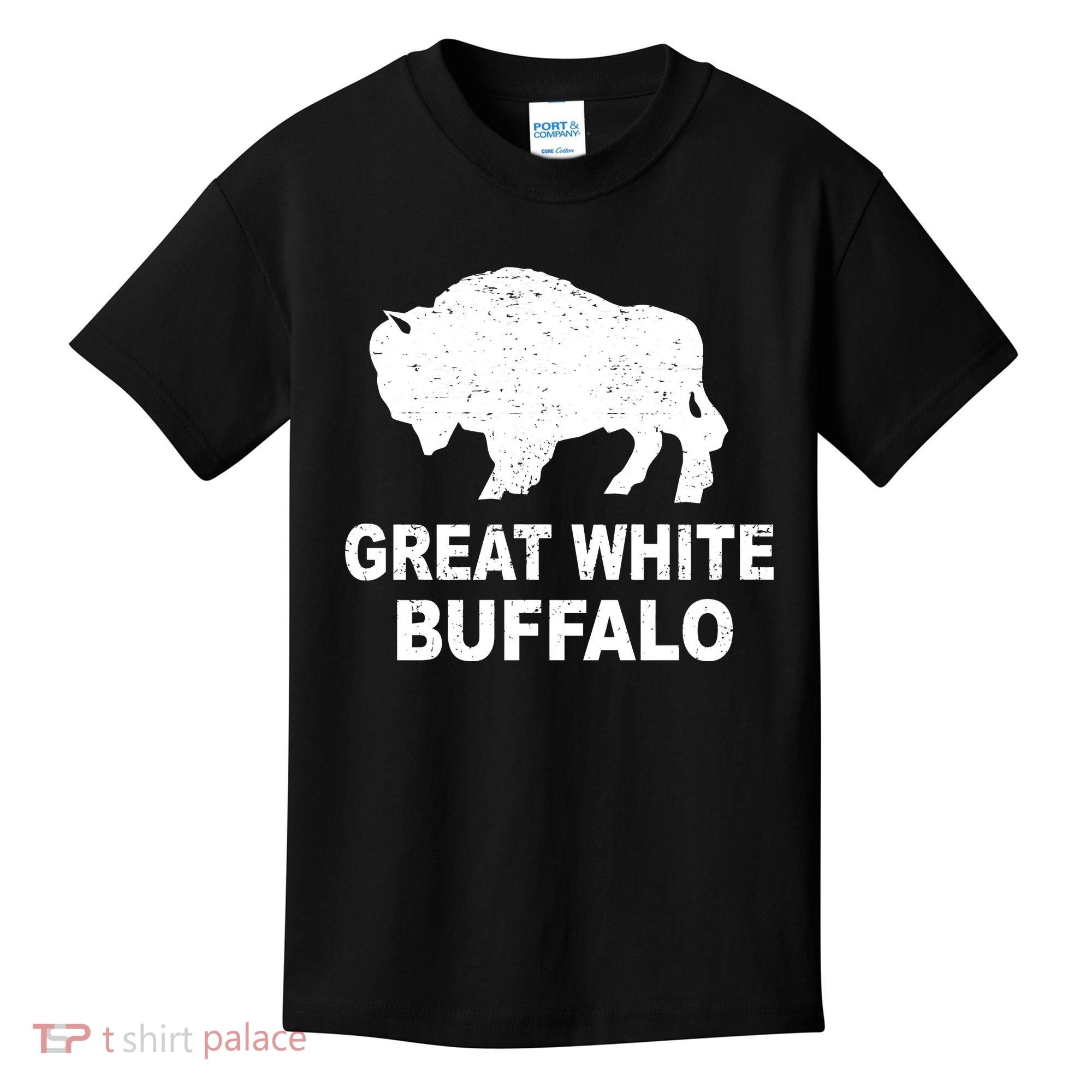 Great White Buffalo Kids T-Shirt