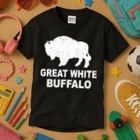 Great White Buffalo Kids T-Shirt thumb 3