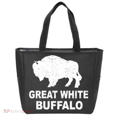 Great White Buffalo Tote Bag