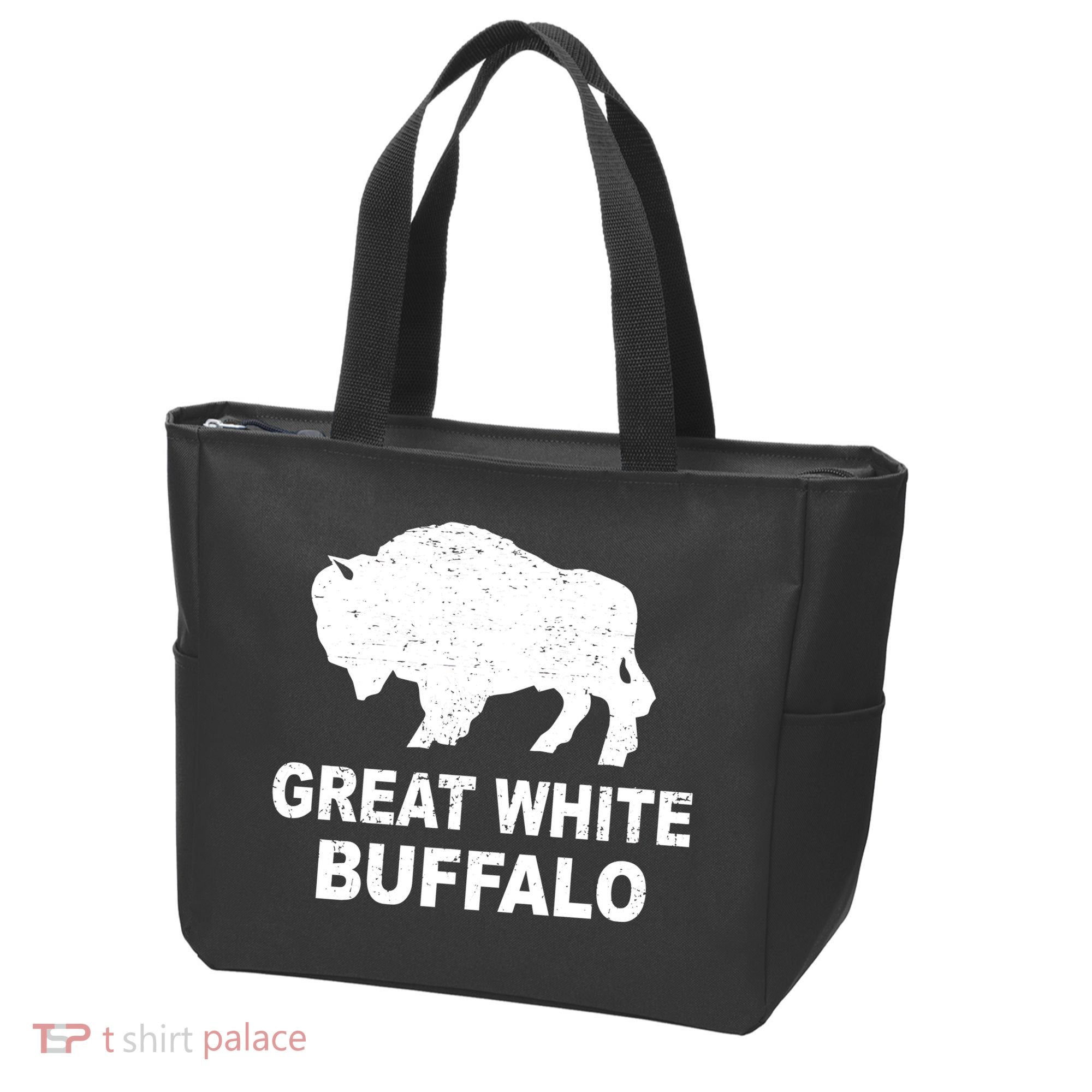 Great White Buffalo Tote Bag