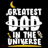 Greatest Dad In The Universe Ornament thumb 1