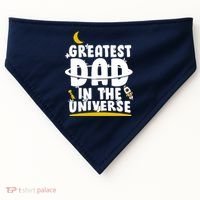 Greatest Dad In The Universe USA-Made Doggie Bandana thumb 0