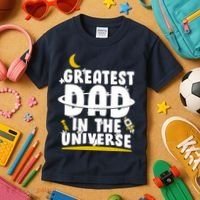 Greatest Dad In The Universe Kids T-Shirt thumb 3