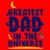 Greatest Dad In The Universe Santa Hat thumb 1