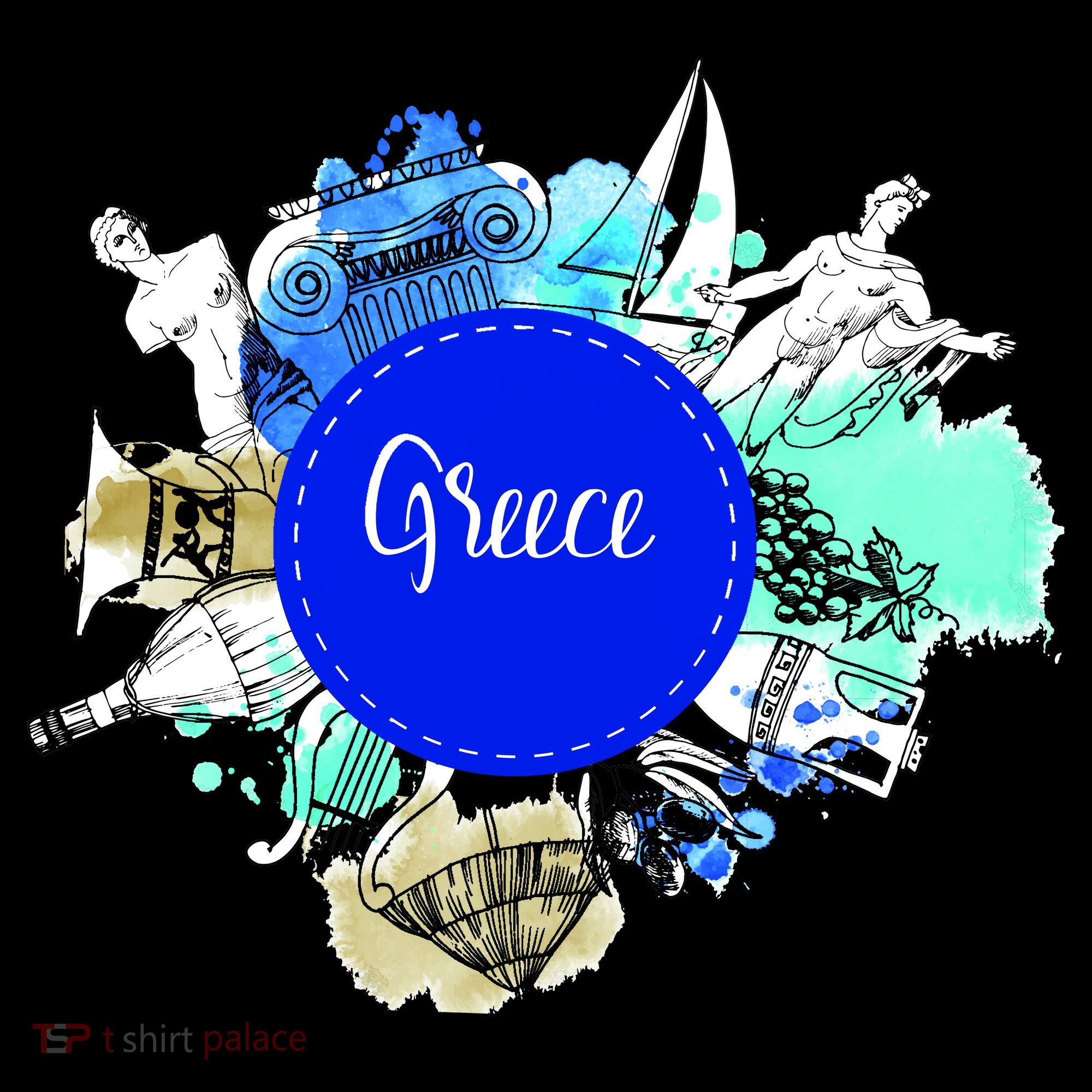 Greece Pajama Set
