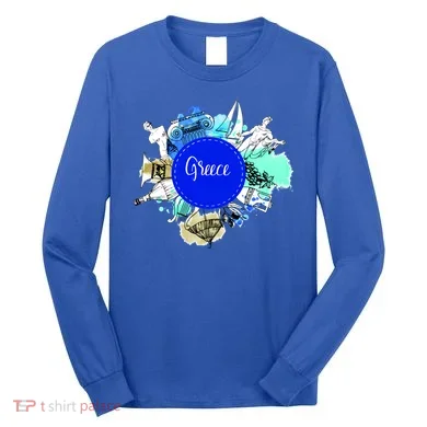 Greece Long Sleeve Shirt