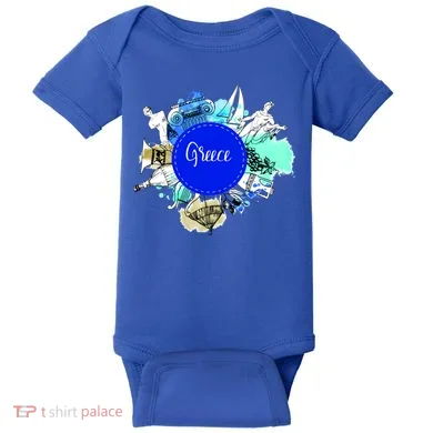 Greece Baby Bodysuit