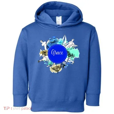 Greece Toddler Hoodie