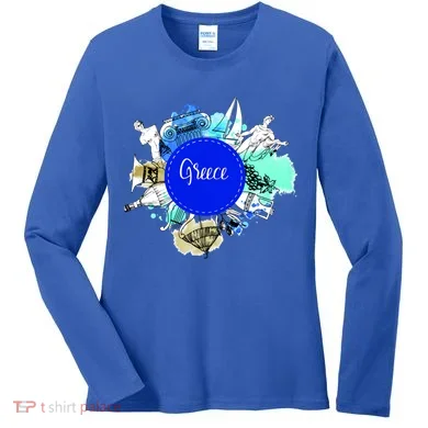 Greece Women's Long Sleeve Shirt