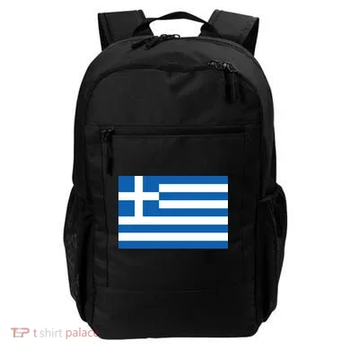 Greece Flag Backpack