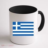 Greece Flag Coffee Mug thumb 1